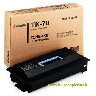 Kyocera TK-70 Juoda, 40000 psl.