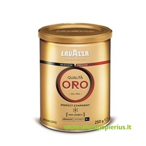  Kava LAVAZZA ORO, malta, 250 g, metalinėje dėžutėje