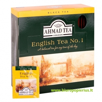  Juodoji arbata AHMAD Alu ENGLISH TEA N1, 100 x 2 g arbatos pakelių
