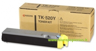 Kyocera TK-520Y Geltona, 4000 psl.