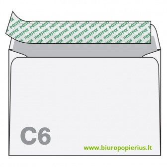  Vokai POSTFIX, C6, 114 x 162 mm, 50 vnt.