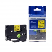  Juostelė BROTHER TZE-621, 9 mm x 8 m, juoda ant geltonos