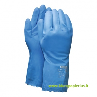  Darbo pirštinės TAMREX 3801, PVC, pora, dydis 7, mėlyna