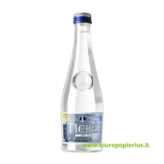  Mineralinis vanduo TICHĖ, negazuotas, 0.33 l, stiklinis butelis D