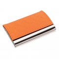  Vizitinių kortelių dėklas CAPRI,  oranžinės spalvos