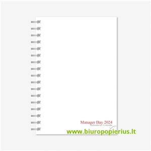  Vidaus blokas kalendoriui MANAGER DAY 2024, A5