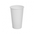 Popieriniai puodeliai, 300 ml, balta sp., 50 vnt./pakuotė