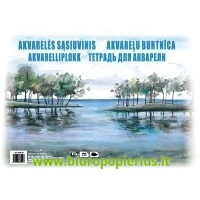  Akvarelinis sąsiuvinis, A3, 210 g, 10 lapų