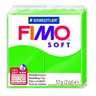  Modelinas FIMO SOFT, 56 g, tropikų žalia sp.