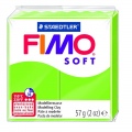  Modelinas FIMO SOFT, 56 g, obuolių žalia sp.