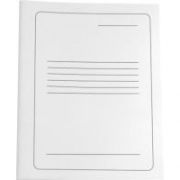  Segtuvas, baltas kartonas, su įsegėle 250 g/m2, A4 formato su spauda - 50 vnt.
