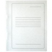  Segtuvas, baltas kartonas, su įsegėle 350 g/m2, A4 formato su spauda - 50 vnt.