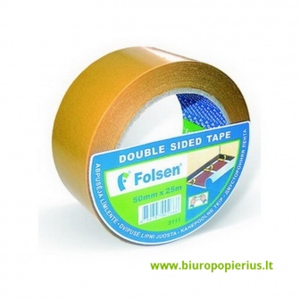  Lipni juostelė FOLSEN, dvipusė, 50 mm x 10 m