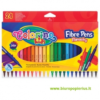  Flomasteriai  COLORINO, 24 spalvos