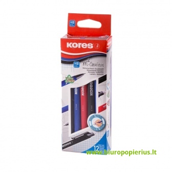  Mechaninis pieštukas KORES M2 GRAFITOS 0.7 mm HB, asorti korpusas