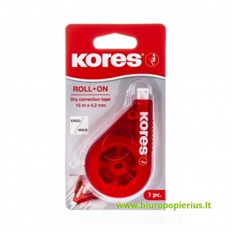  Koreguoklis KORES ROLL ON X-TRA, 4,2 mm x 15 m