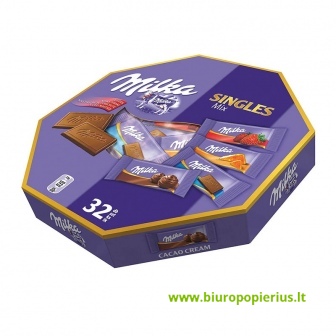  Šokoladiniai saldainiai MILKA Mix Single, 138 g