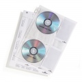  Įmautės CD diskams DURABLE, A4, (pak. -10 vnt.), skaidri