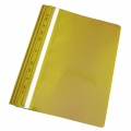  Aplankas su įsegėle ir europerforacija PANTA PLAST, A4, matinis viršelis, (pak. -10 vnt.), geltonas
