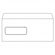  Vokai POSTSEC, E65, 110 x 220 mm, su langeliu 30x90 mm, 1000 vnt.