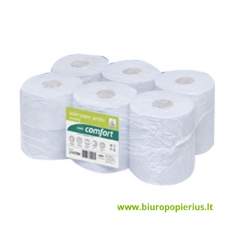  Tualetinis popierius rulonais WEPA, TPMB2175, 2 sl., 9.5 cm x 175 m, balta sp., 12 vnt