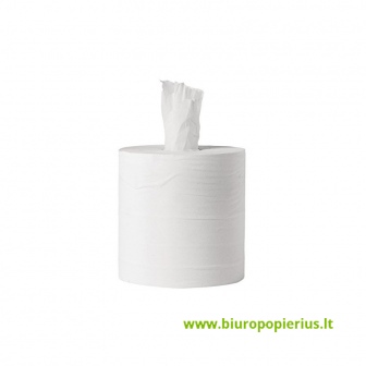  Popieriniai rankšluosčiai GRUINE, 1 sl., 20cm x 290m, balta sp., 100% celiuliozė, be šerdies, 6 vnt