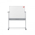  Dvipusė vartoma magnetinė lenta NOBO CLASSIC  90x120 cm, mobilus stovas, balta sp.