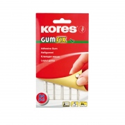  Montavimo kvadratėliai, KORES Gumfix, 84 kvadratėliai, balta sp., 50 g