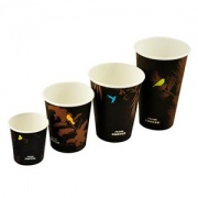  Vienkartiniai puodeliai COFFEE, popieriniai, 236 ml, D80 mm, 50 vnt.