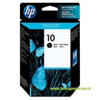 Hewlett-Packard 10 Bk (C4844a) Juoda, 1400 psl.
