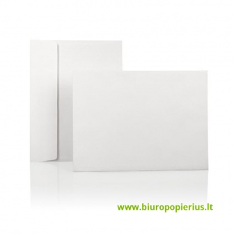  Vokas su praplatėjimu 250x353x20mm, balta spalva, 120g/m2