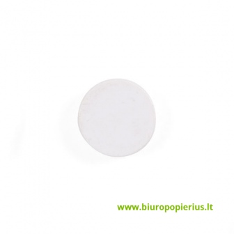  Baltosios lentos magnetai BI-OFFICE 30 mm, 10 vnt., ypač stiprūs, balta sp.