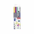  Kūrybinis rinkinys STAEDTLER 3001 STB5-3, 3 spalvų žymekliai, rašiklis ir teptukas