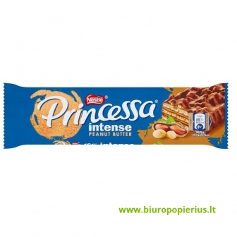  Vaflinis batonėlis PRINCESSA, riešutų sviesto skonio, 31g