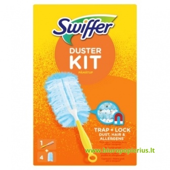 Swiffer Duster Starert Kit mini rankena + 4vnt papildymas