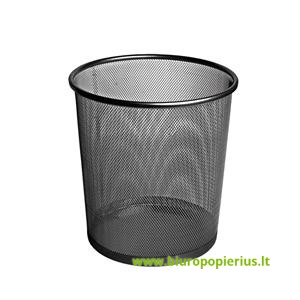  Šiukšlių dėžė FOROFIS, 16l, metalinė, juodos sp.