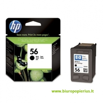 Hewlett-Packard 56 (C6656A) Juoda, 450 psl.