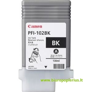 Canon PFI-102BK (0895B001) Rašalinė kasetė, Juoda (SPEC) 