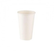  Vienkartiniai puodeliai, popieriniai, balti, 236 ml, D 80 mm, 50 vnt.