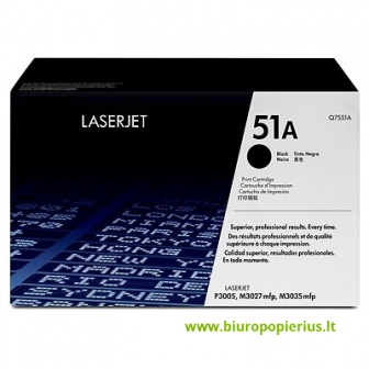 Hewlett-Packard Q7551A Juoda, 6500 psl.