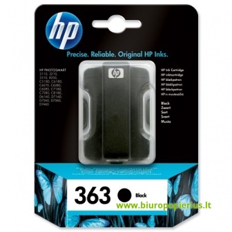 Hewlett-Packard 363 (C8721EE) Juoda, 300 psl.