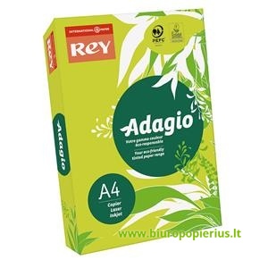  Spalvotas pop.REY ADAGIO 14, A4, 80 g/m2, 500 l., kivių žalia