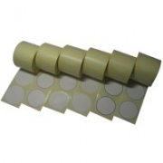  Notariniai lipdukai, žaliais karpytais krašteliais