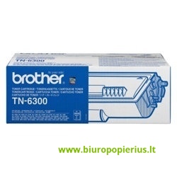 Brother TN-6300 Juoda, 3000 psl.
