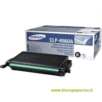 Samsung CLP-K660A Juoda, 2500 psl.