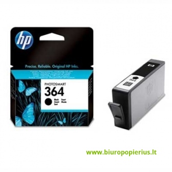 Hewlett-Packard 364 Bk (CB316EE) Juoda, 250 psl.