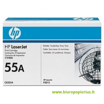 Hewlett-Packard 55A CE255A Juoda, 6000 psl.