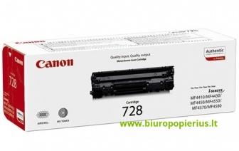 Canon Cartridge 728 + Hewlett-Packard CE278A Juoda, 2100 psl.