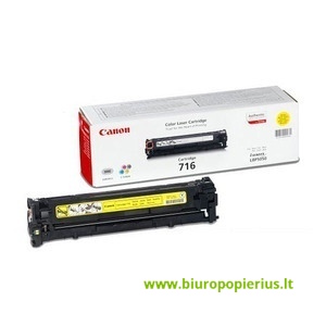 Canon Cartridge 716Y + Hewlett-Packard CB542A Geltona, 1500 psl.